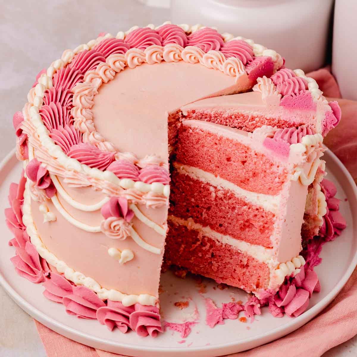 Strawberry cake